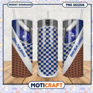 Duke Blue Devils Tumbler PNG Stylish Design for Fans