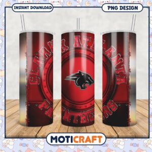 Clark Atlanta Panthers Tumbler PNG Design for Fans Clark Atlanta Panthers Tumbler PNG Design for Fans