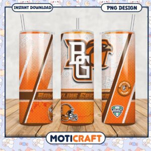 Bowling Green Falcons Tumbler PNG Design for Fans