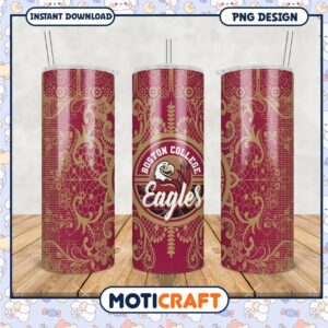 Boston College Eagles Tumbler PNG Design for Fans