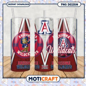 Arizona Wildcats Tumbler PNG Design for Fans and Collectors