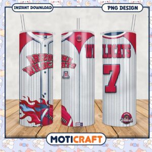 Arizona Wildcats Tumbler PNG Design for Sports Fans