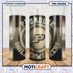 Purdue Boilermakers Tumbler PNG Design for Fans and Collectors