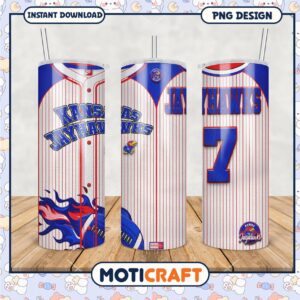 Kansas Jayhawks Tumbler Design High Quality PNG Format