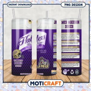 James Madison Dukes Haters Be Gone Tumbler PNG Design
