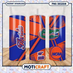 Florida Gators Tumbler PNG for NCAA Fans and Collectors Florida Gators Tumbler PNG for NCAA Fans and Collectors