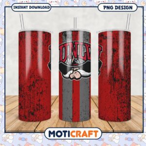 UNLV Rebel Tumbler PNG Design for Sports Fans Gift