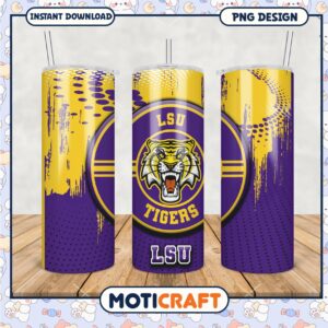 LSU Tigers Tumbler PNG Design for Fans and Gifts LSU Tigers Tumbler PNG Design for Fans and Gifts