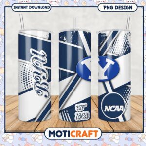 BYU NCAA Tumbler PNG Design for Sports Fans and Collectors