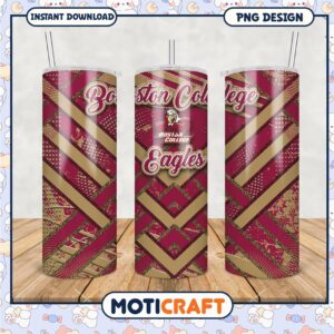 Boston College Eagles Tumbler PNG Design Download