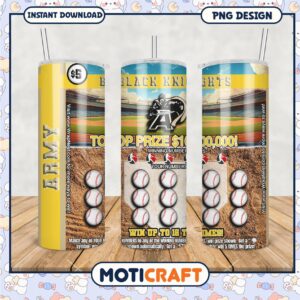 Black Knights Tumbler Design with Winning Prize Theme PNG