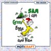 Sam I Am Green Eggs and Ham Fun Character PNG Graphic Art