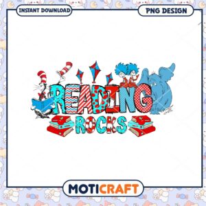 Reading Rocks Cat in the Hat PNG