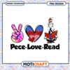 Peace Love Cat in the Hat PNG 1 Peace Love Cat in the Hat PNG