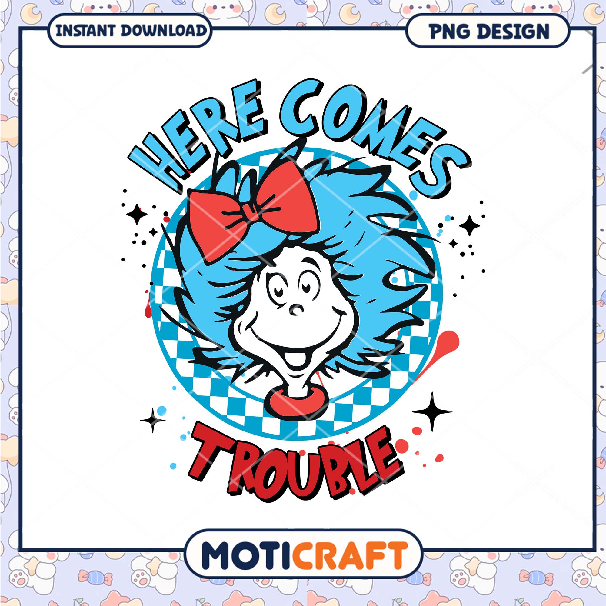 Option 1 (Focus on character) Thing 1 PNG Image Download Option 1 (Focus on character) Thing 1 PNG Image Download