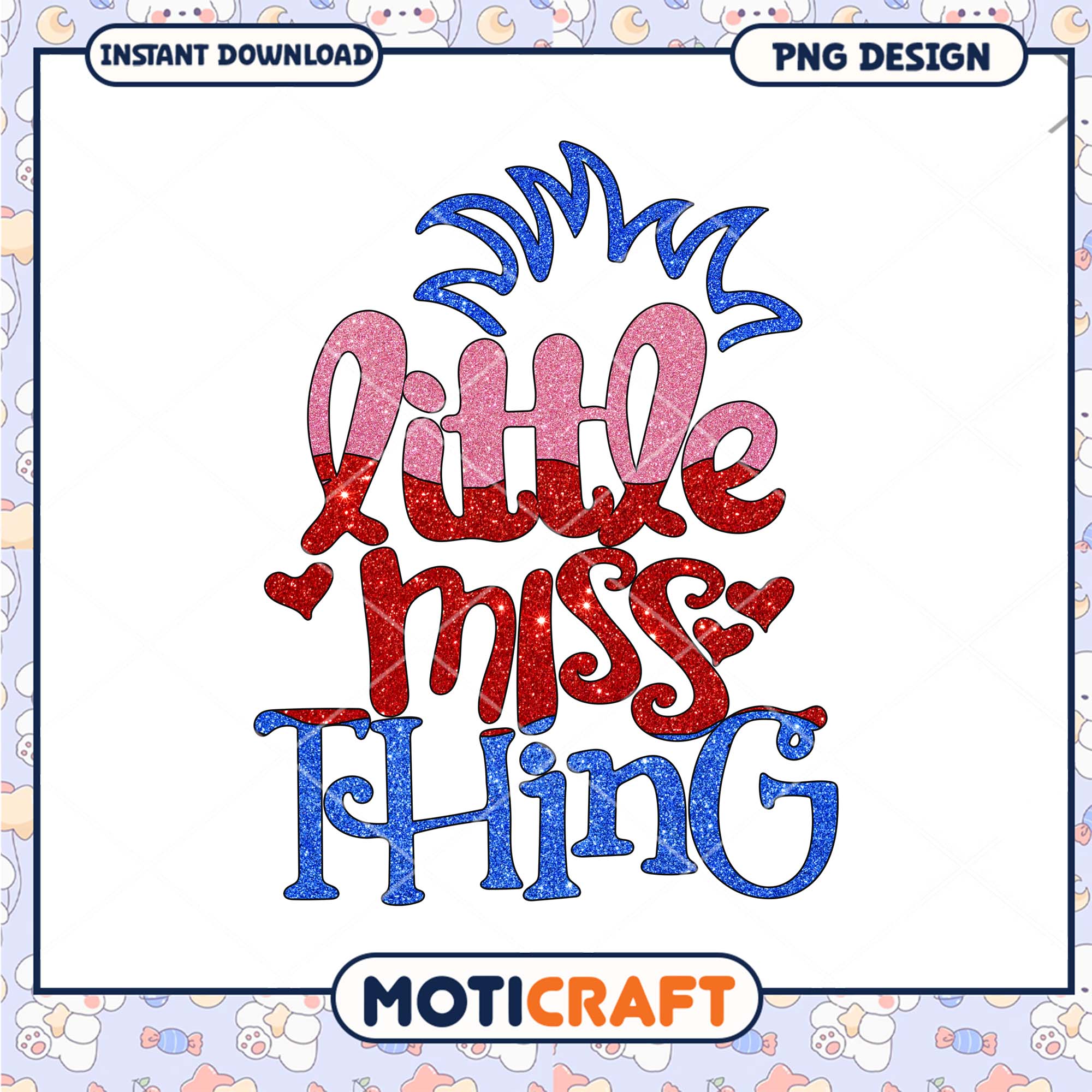 Glitter Little Miss Thing PNG Glitter Little Miss Thing PNG