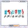 Friends Cartoon PNG Embroidery Design 1 Friends Cartoon PNG Embroidery Design