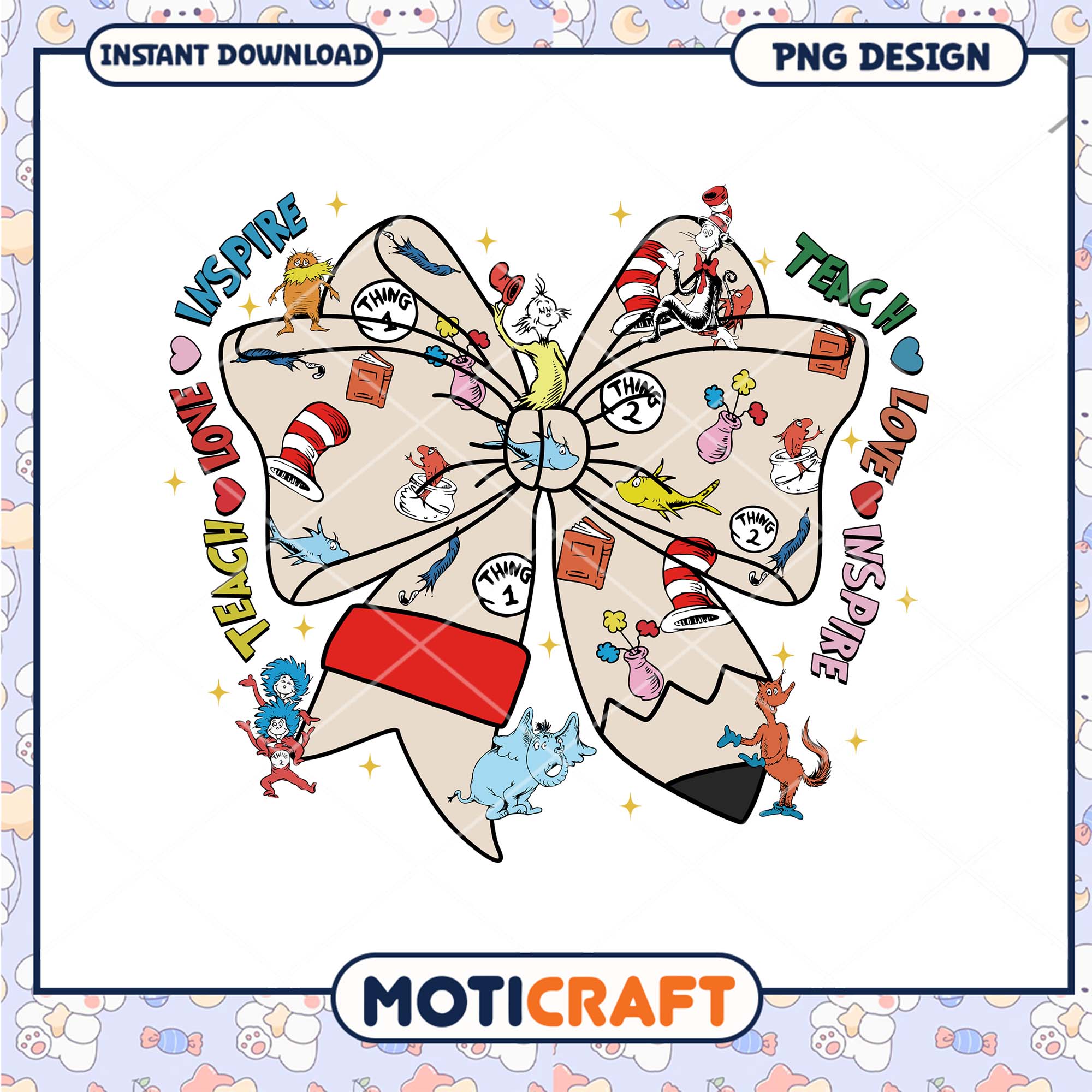 Dr Seuss Teacher Bow PNG Dr Seuss Teacher Bow PNG