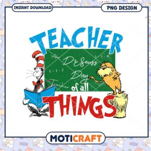 Dr Seuss Teacher Day PNG
