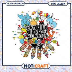 Dr Seuss Stand Out PNG Design