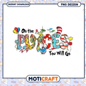 Dr Seuss Places PNG Design