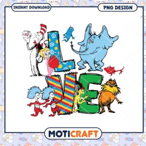 Dr Seuss Love PNG