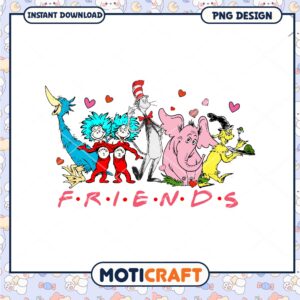 Dr Seuss Friends PNG Image