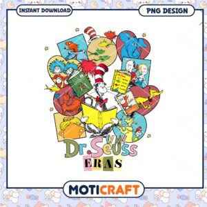 Dr Seuss Era Characters PNG