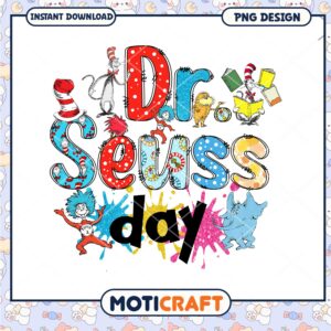 Dr Seuss Day PNG Characters