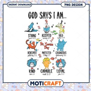 Dr Seuss Day Colorful Characters PNG for Kids Celebrations