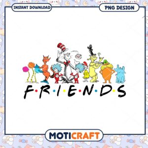 Dr Seuss Character Collection Colorful Fun PNG for Kids