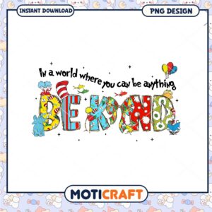 Dr Seuss Be Kind PNG