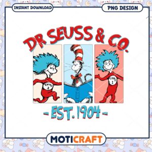 Dr Seuss & Co Vintage Cartoon PNG