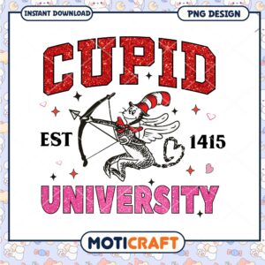 Cupid University Valentines Day PNG