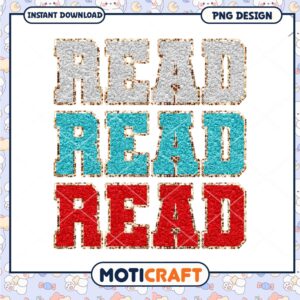 Colorful Read PNG Letters