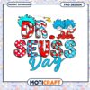 Celebrating Dr Seuss Day Fun Colorful PNG Design for Kids