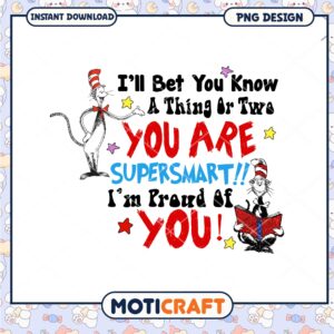 Cat in the Hat Supersmart PNG