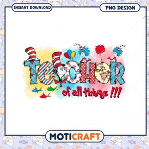 Cat in the Hat Teacher PNG