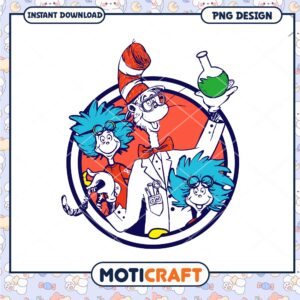 Cat in the Hat Scientist PNG