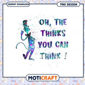 Cat in the Hat PNG Think Quote