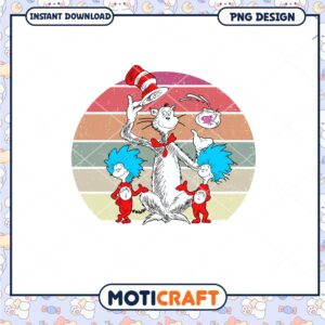 Cat in the Hat I Know a Thing or Two Fun Kids Graphic PNG