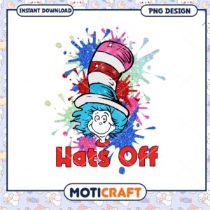 Cat in the Hat Hats Off PNG