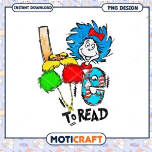 Dr Seuss PNG Love Graphic