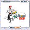 Dr Seuss Day Cat Cake PNG