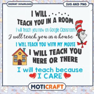 Teaching Theme SVG Design, Perfect for Classroom Decor and Gifts