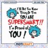 Supersmart Quote Design for Kids, Instant Download SVG PNG Art