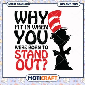 Stand Out Quote Design for Instant Download, Perfect for DIY Projects