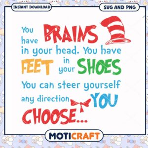 Inspirational Quote Art Print for Kids, SVG and PNG Downloadable File