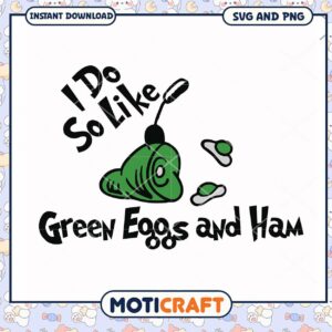 Green Eggs and Ham design, perfect for fun kitchen decor