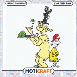 Green Eggs and Ham illustration download, perfect for kids designs